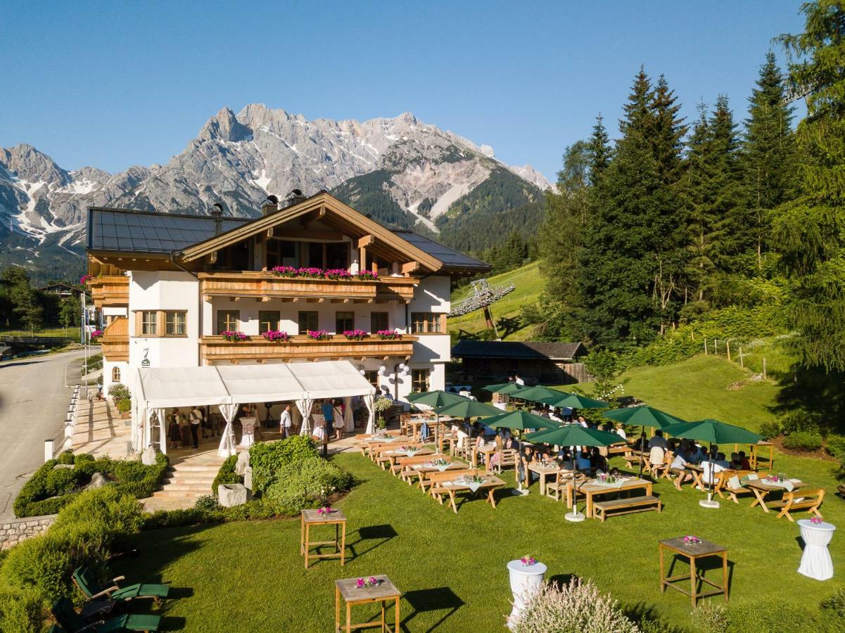 Landhaus Zum Steinbock Hotell Maria Alm am Steinernen Meer Exteriör bild